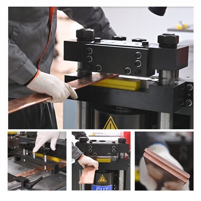 Servo Motor Automatic Stopper Busbar Processing Machine